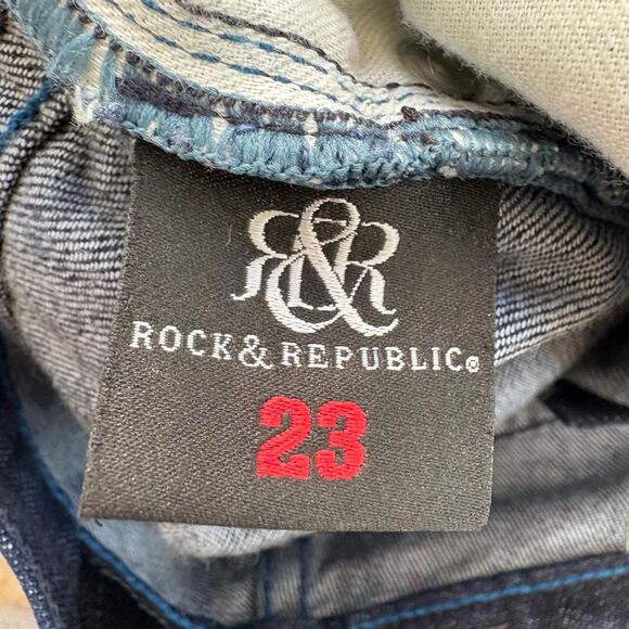 Y2K Rock & Republic Gemstone Bootcut Denim Jeans - Picture 7 of 8
